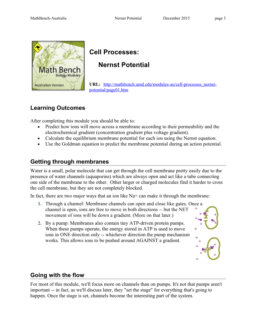 Mathbench-Australia Nernst Potential December 2015 Page 20