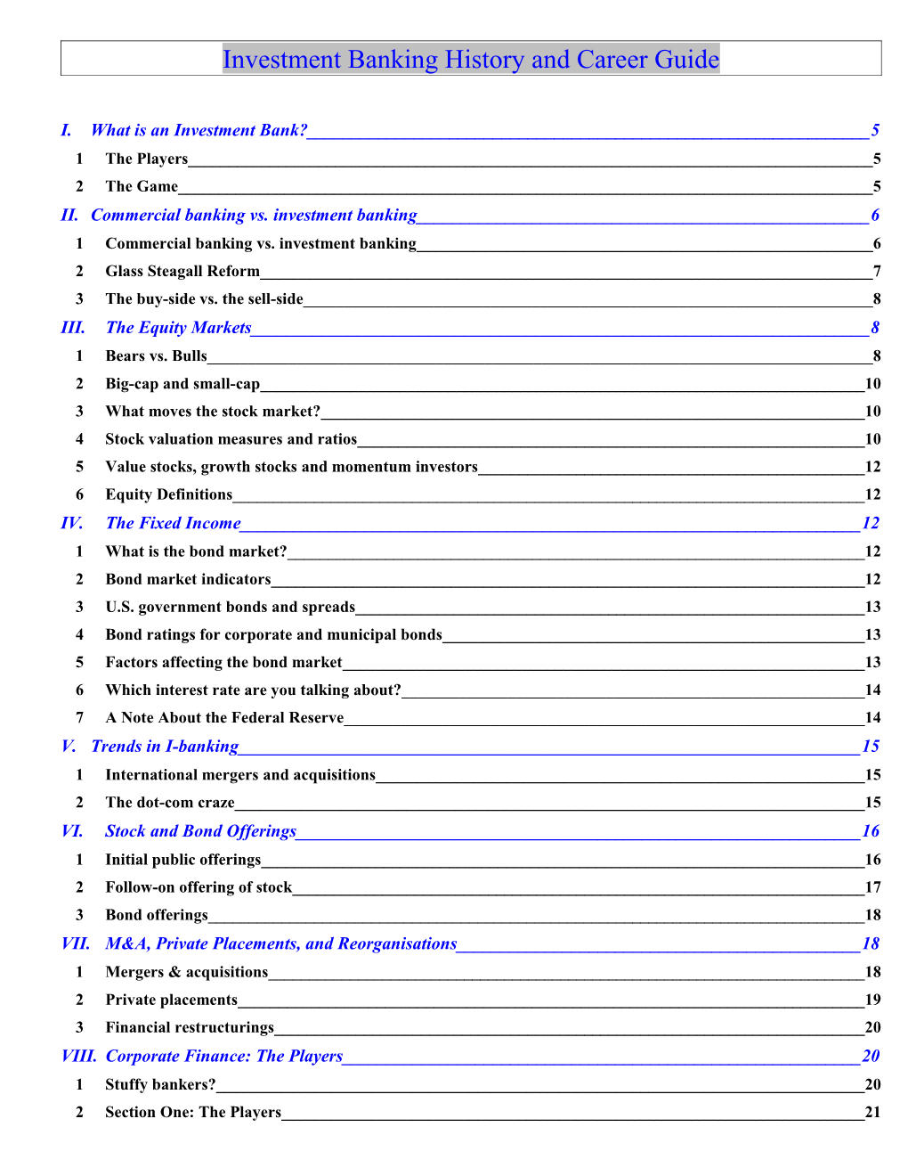 Investment Banking History and Career Guide