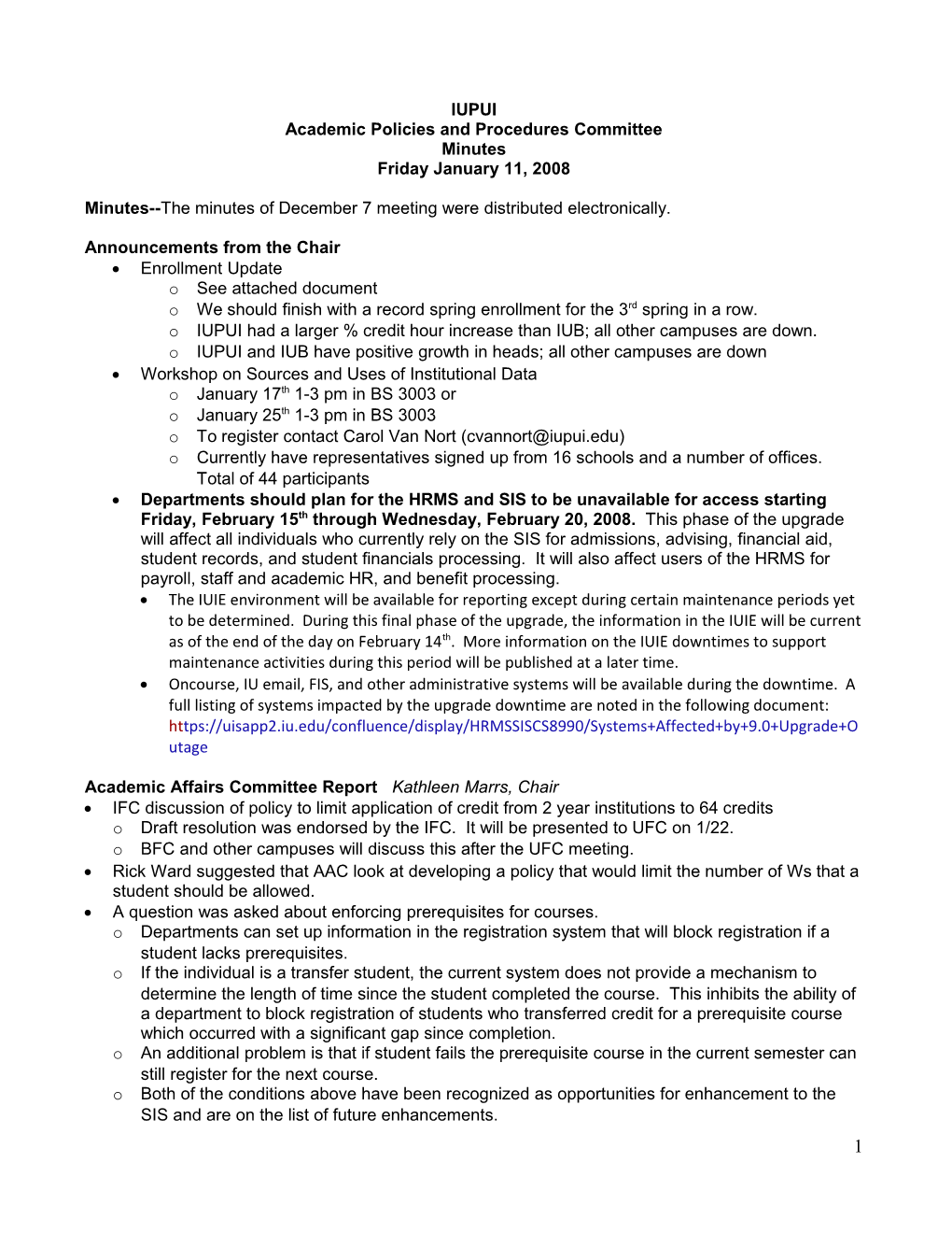 Academic Policies and Procedures Committee s1