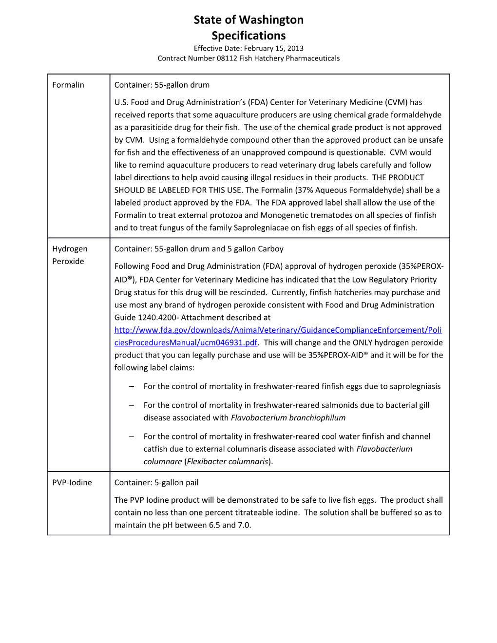 State of Washington Contract 08112