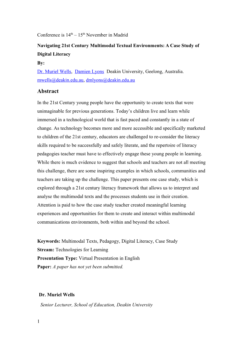 Navigating 21St Century Multimodal Textual Environments: a Case Study of Digital Literacy