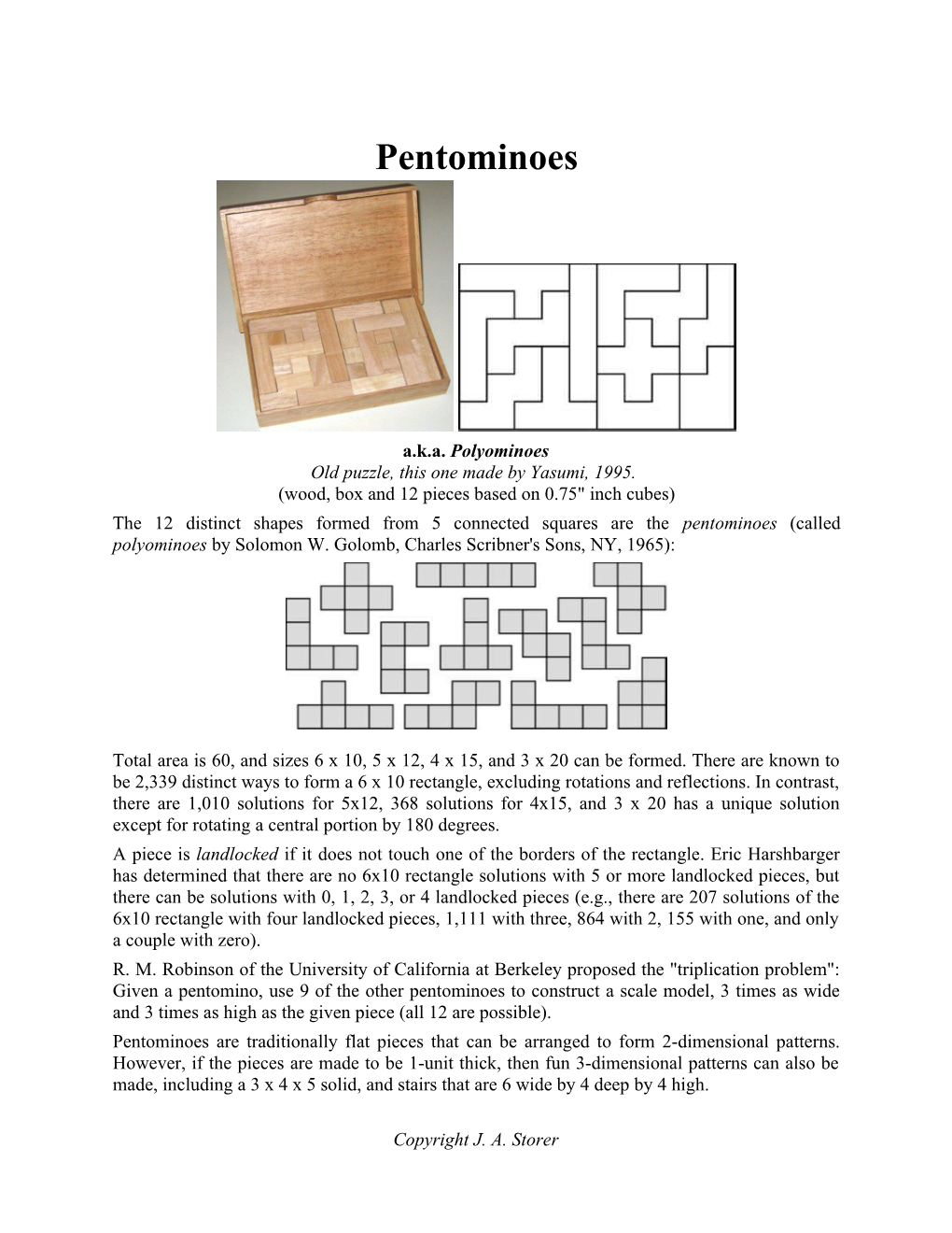 Four Piece Interlocking Cube (Coffin's Quartet)