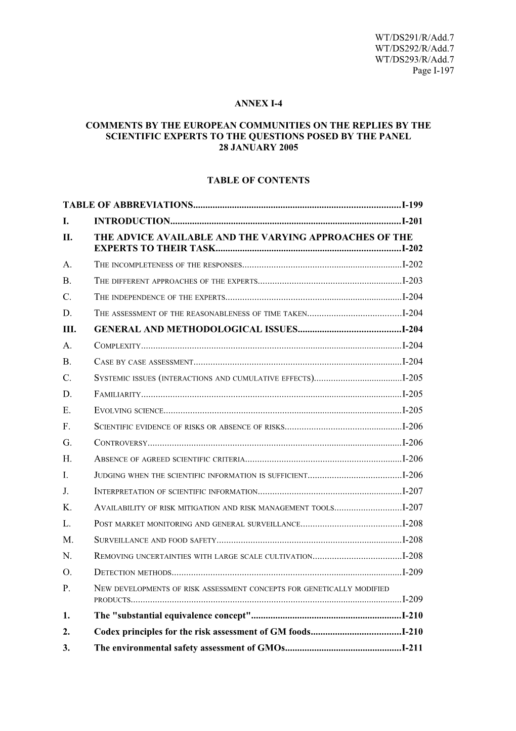 Table of Abbreviations