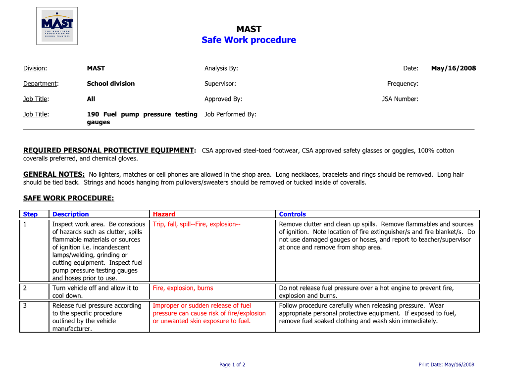 Job Safety Analysis s4