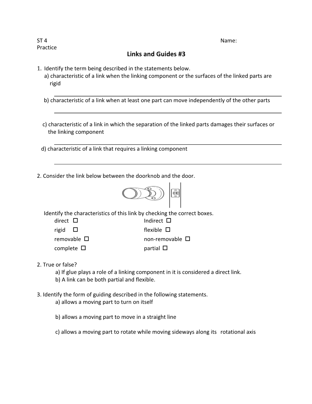 Topic 13 Guides Worksheets