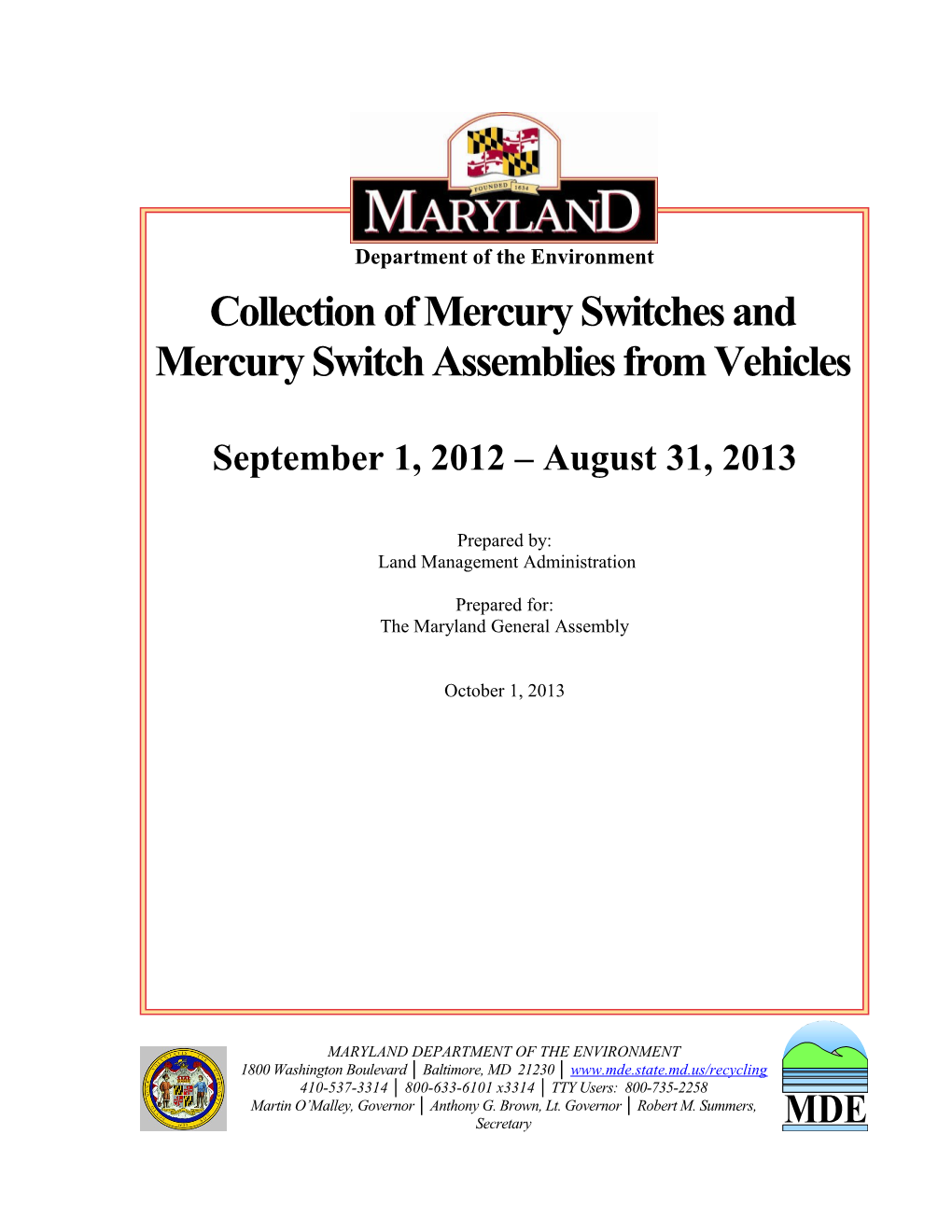 Collection of Mercury Switches and Mercury Switch Assemblies from Vehicles