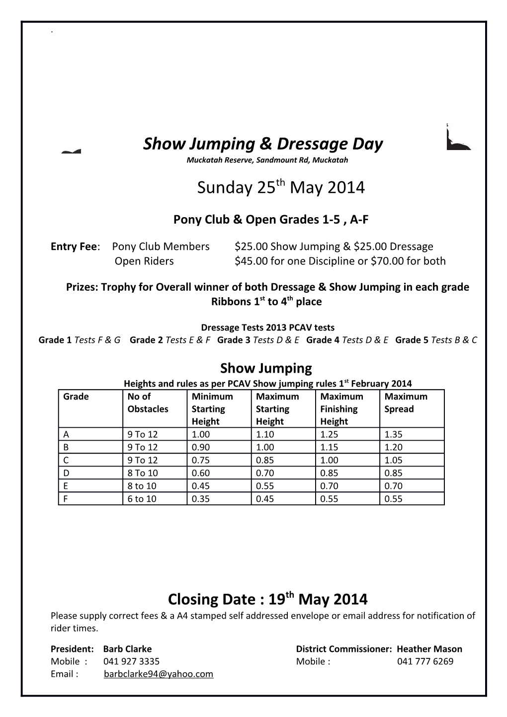 Show Jumping & Dressage Day