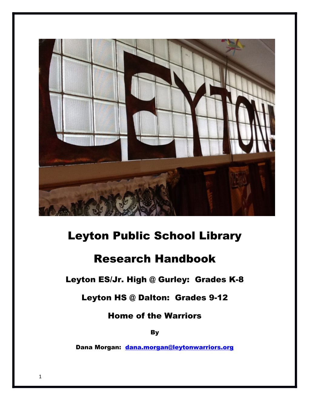 Leyton Public School Library