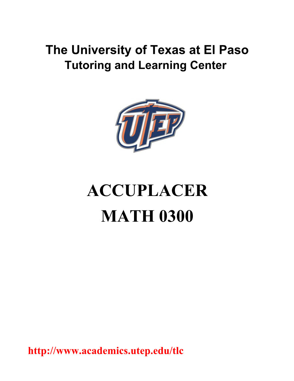 The University of Texas at El Paso