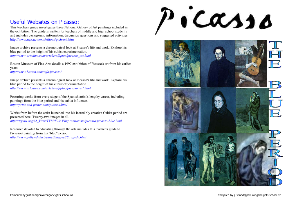 Useful Websites on Picasso