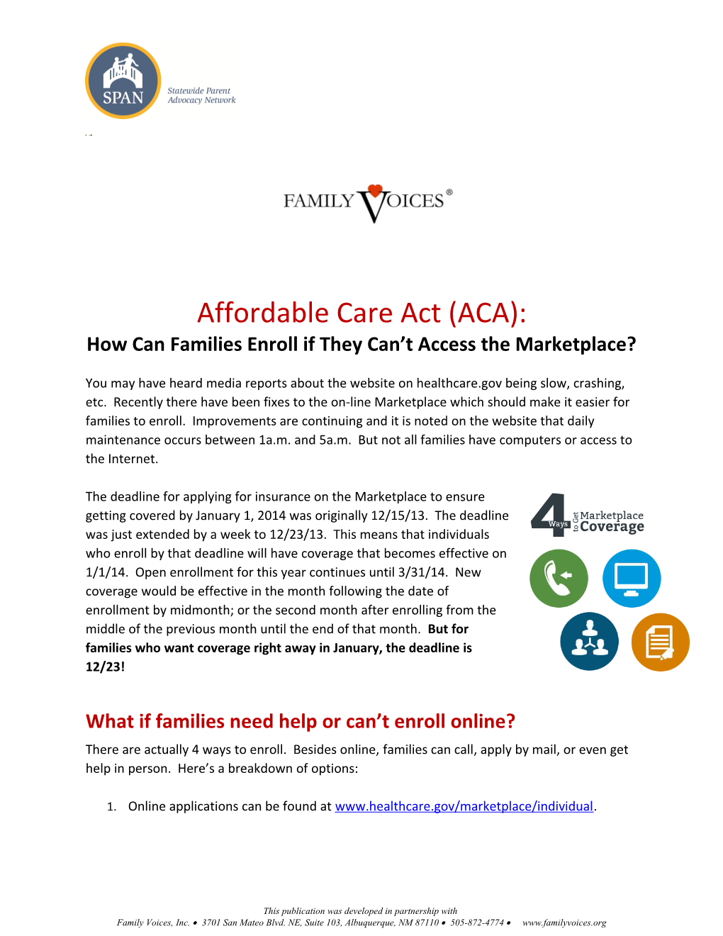 Affordable Care Act (ACA)