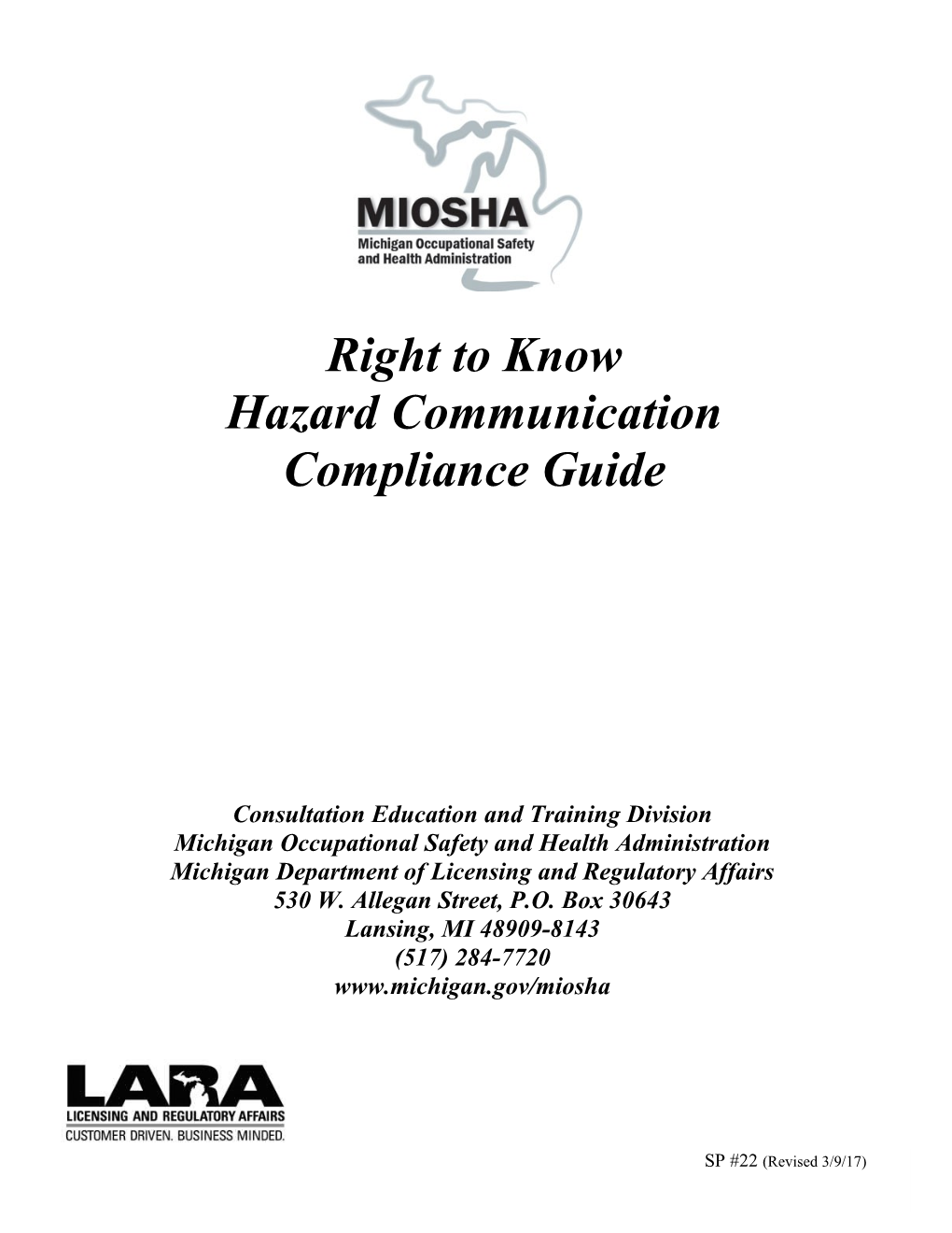 Right to Know Hazard Communication Compliance Guide