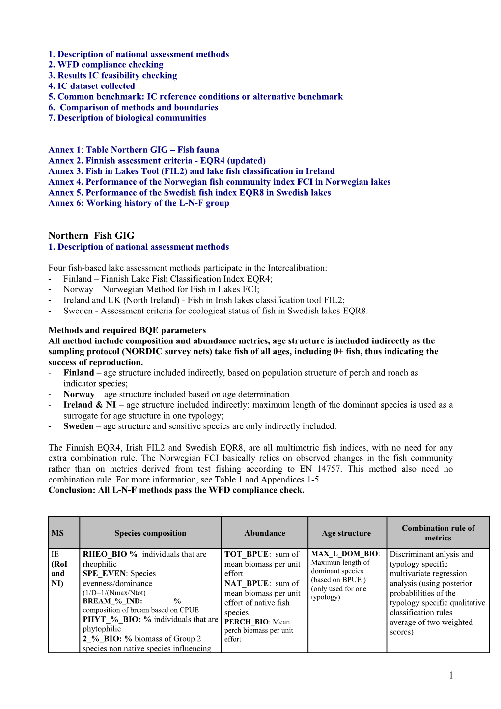 The Intercalibration Process Draft s1