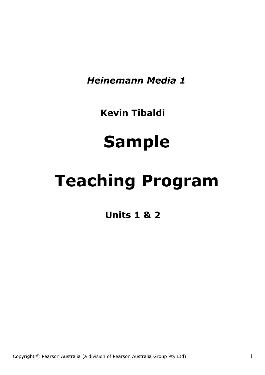 Heinemann Media 1