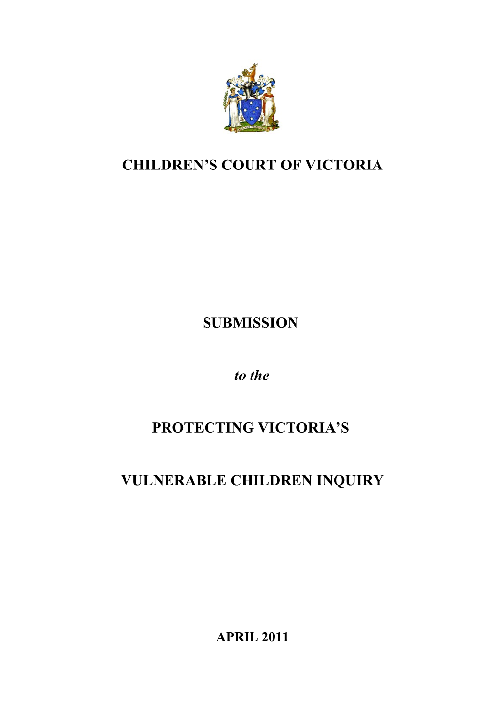 Childrens Court of Victoria
