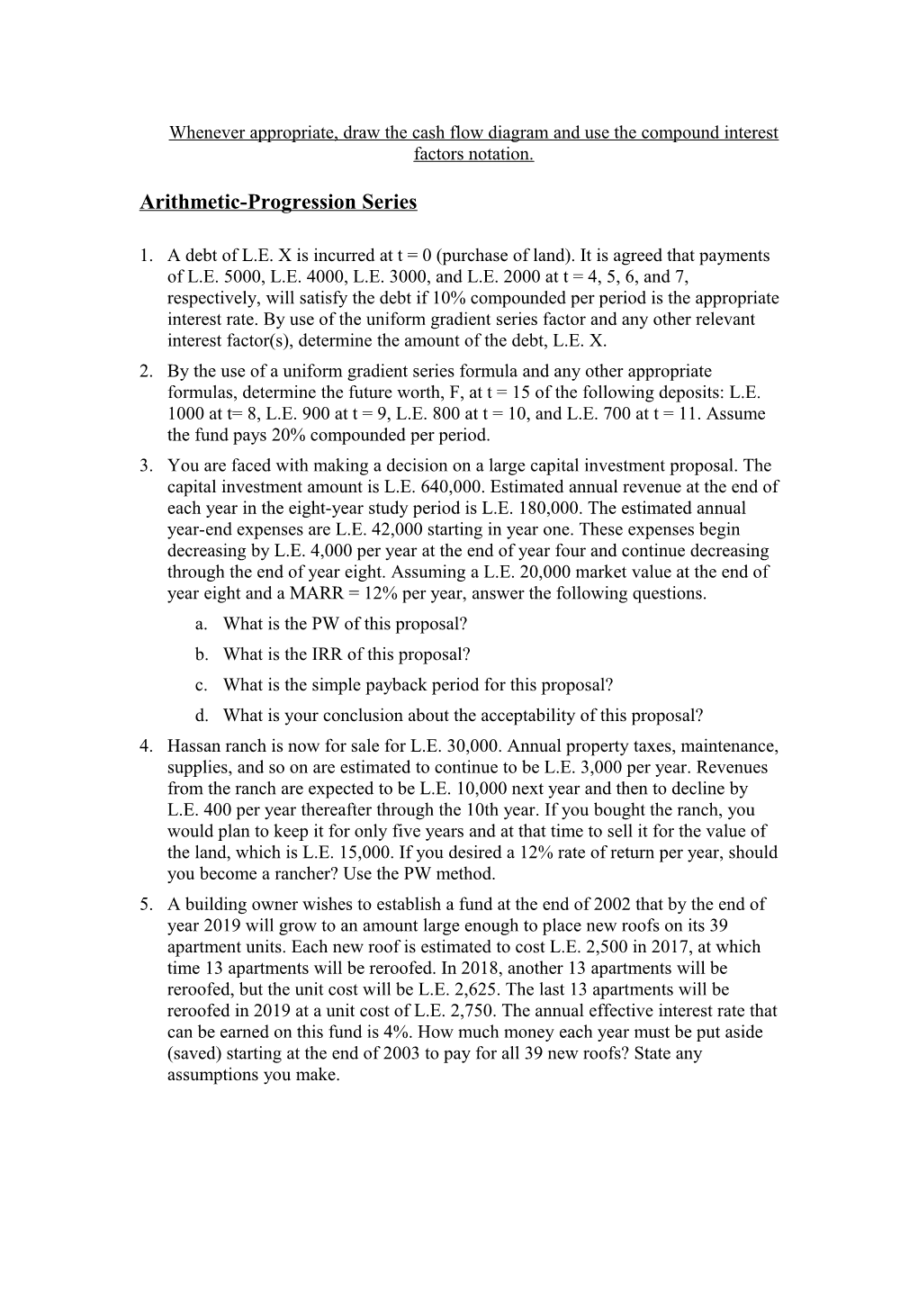 Arithmetic-Progression Series