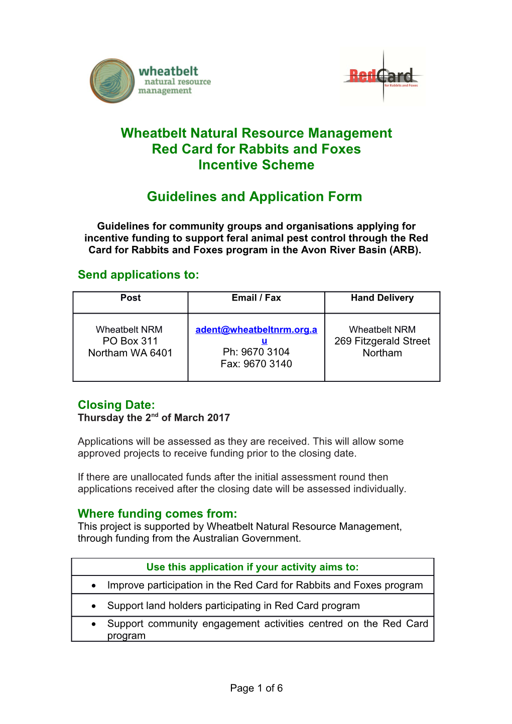 Wheatbelt Natural Resource Management