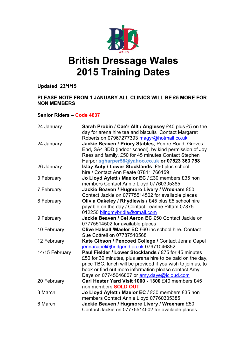 British Dressage Wales