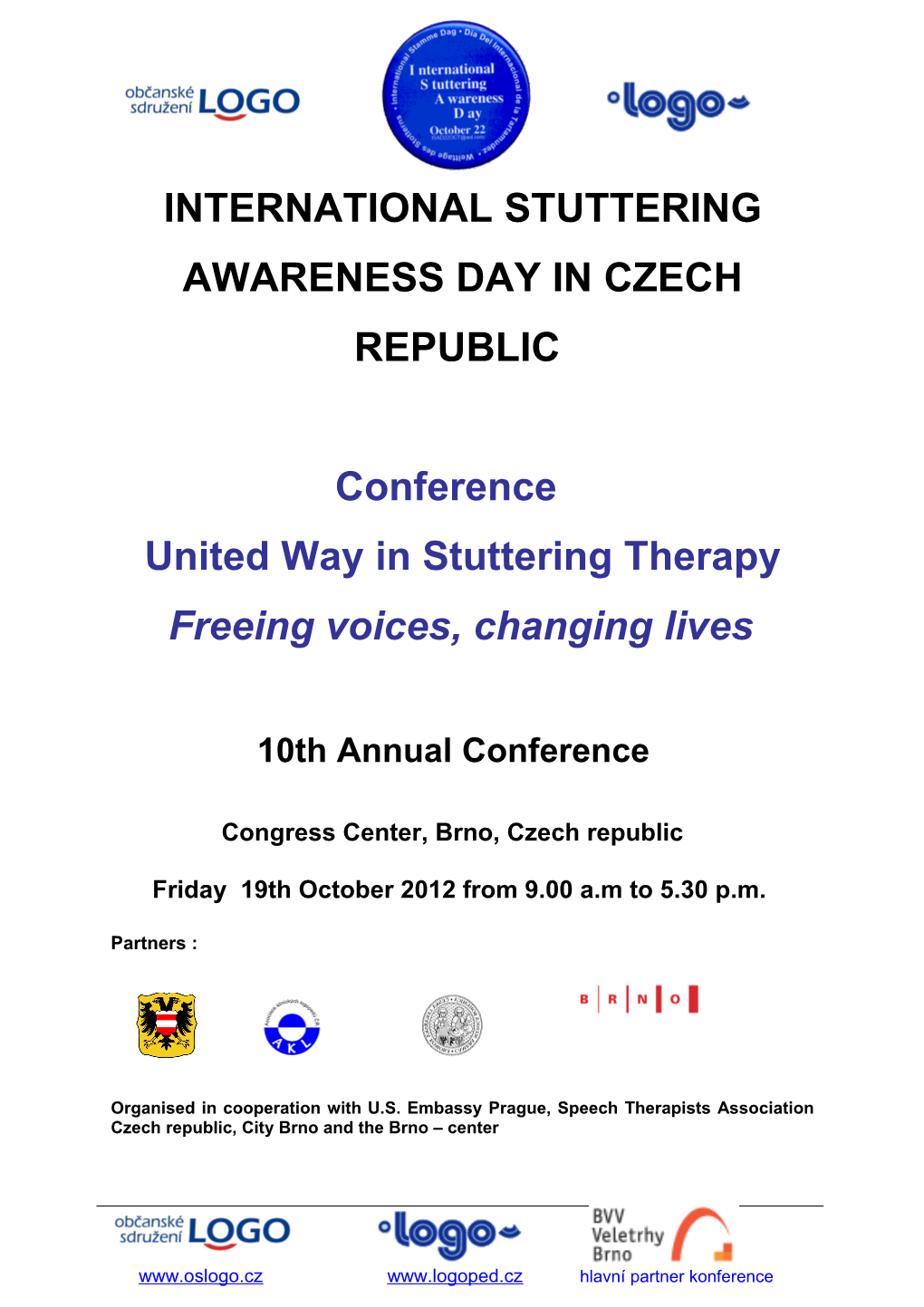 International Stuttering Awareness Day in Czech Republic