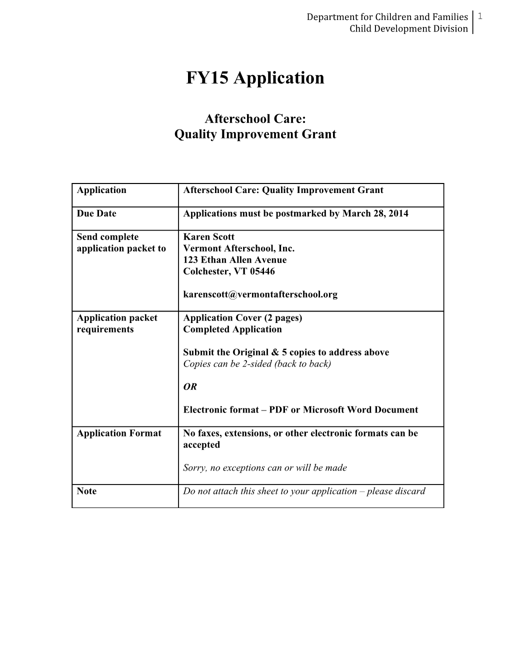 Summer 2006 Ctf Application