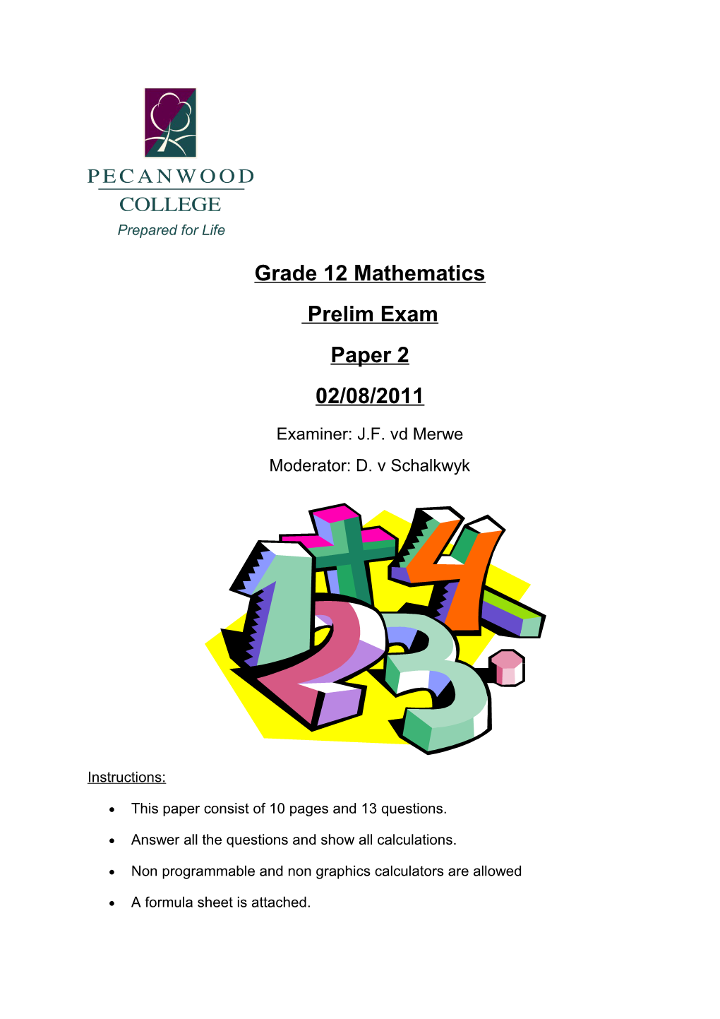 Grade 12 Mathematics