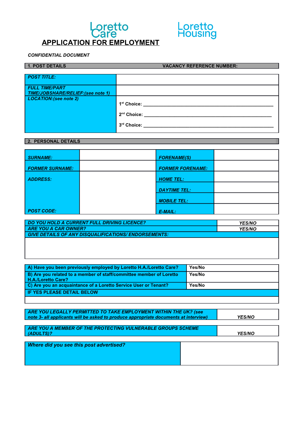 Loretto Housing Association