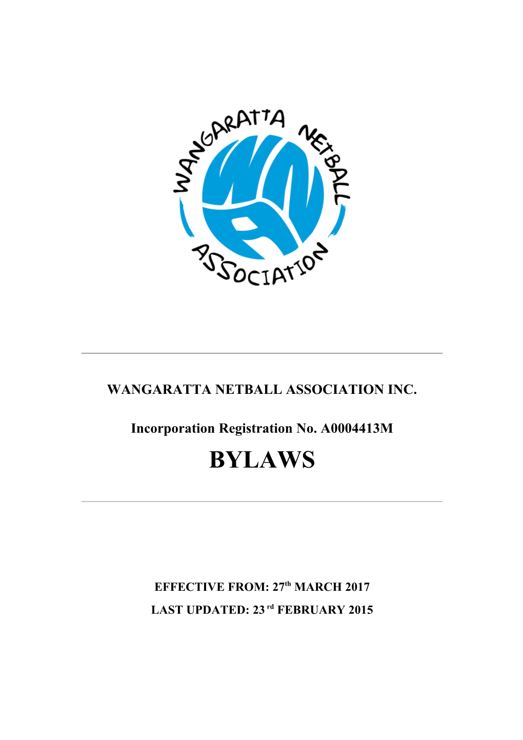 Wangaratta Netball Association Inc