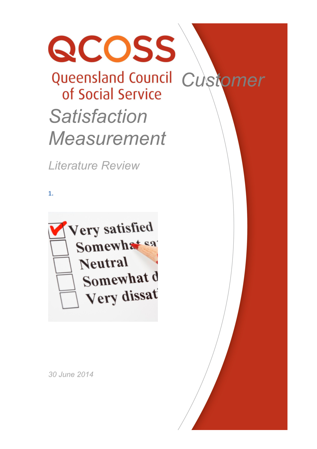 Customer Satisfaction Measurement