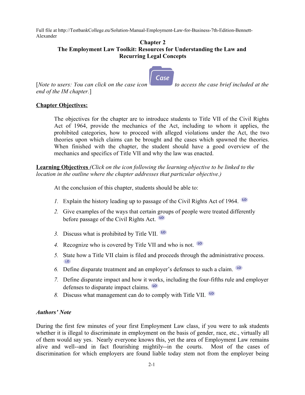 The Employment Law Toolkit: Resources for Understanding the Law And