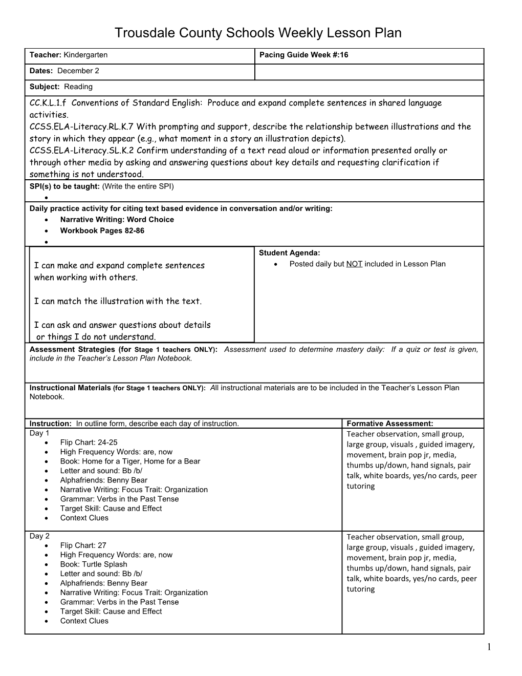 Lesson Plan Template s18