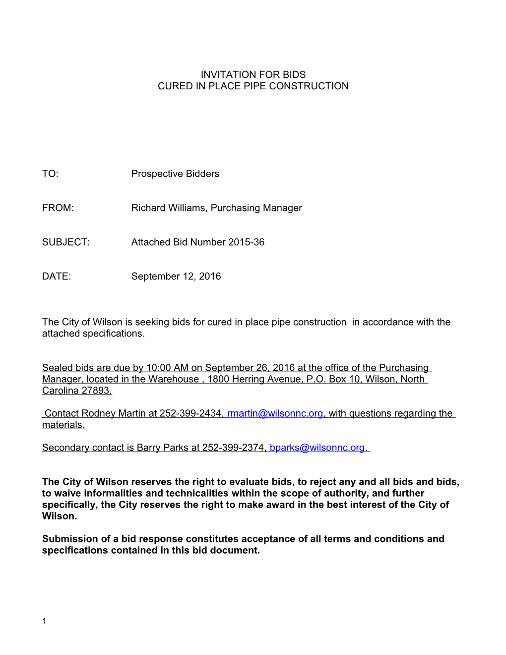 Specifications for Cured-In-Place Pipe (Cipp)