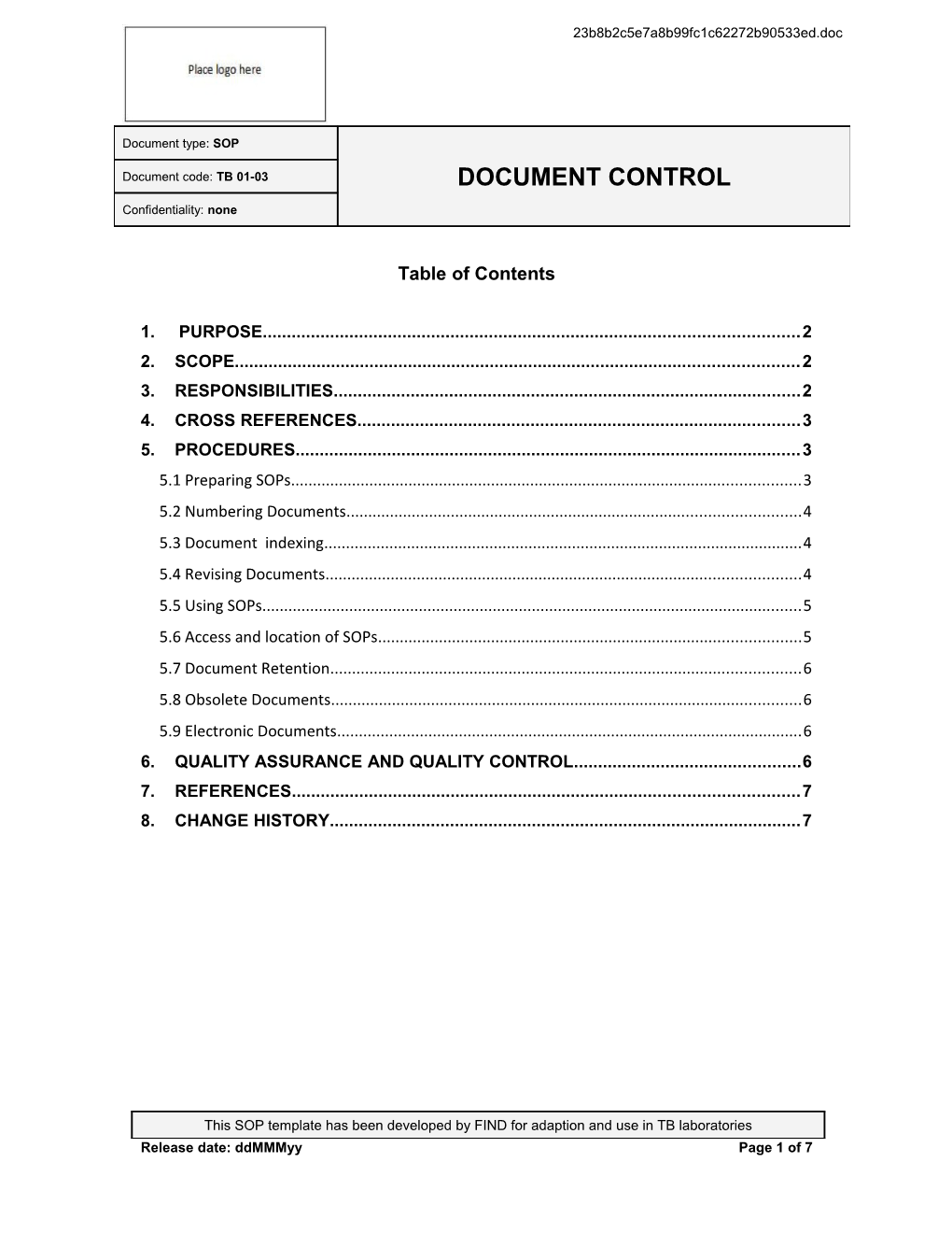 Internal Quality Audits