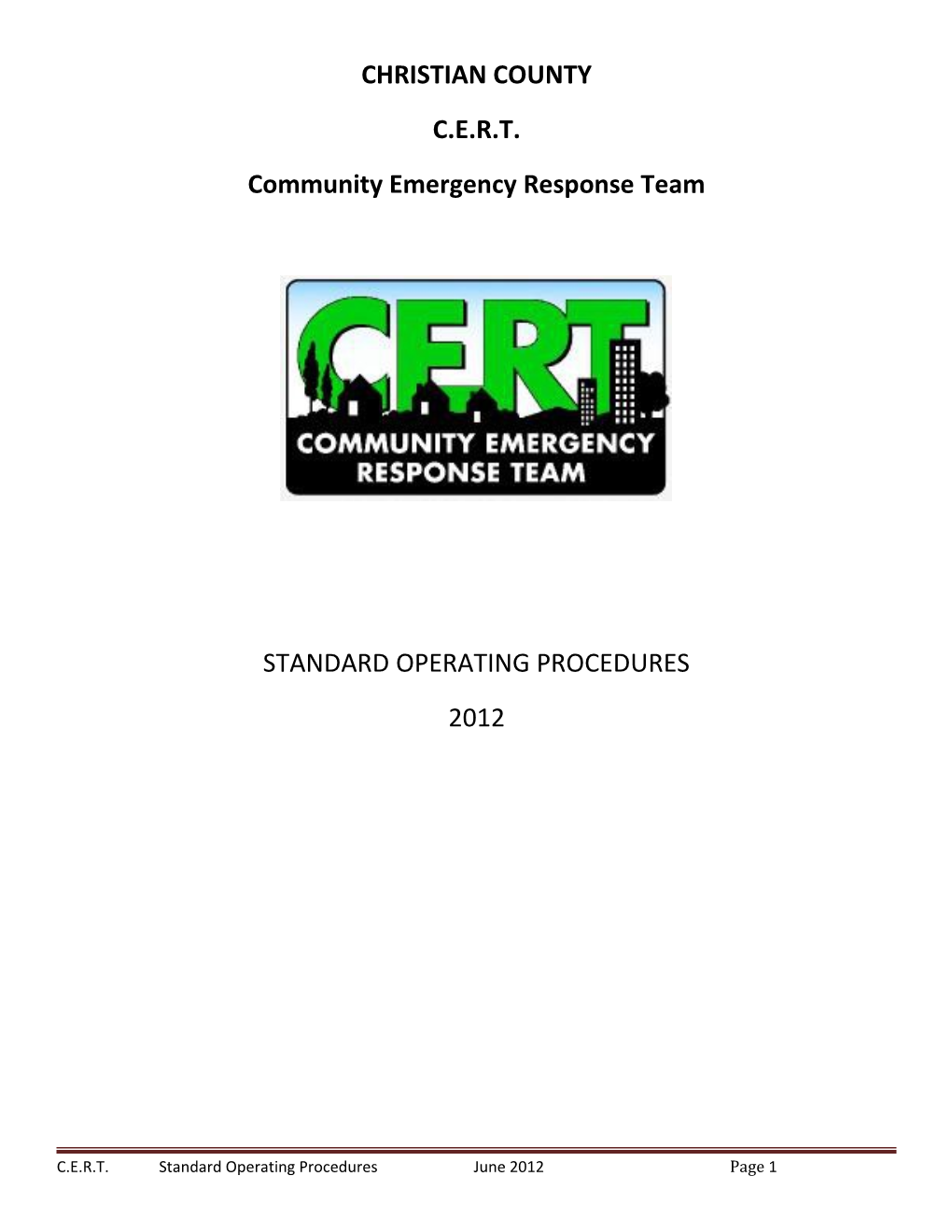 Community Emergency Response Team