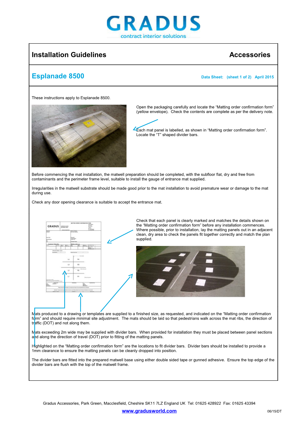 Installation Guidelines Accessories