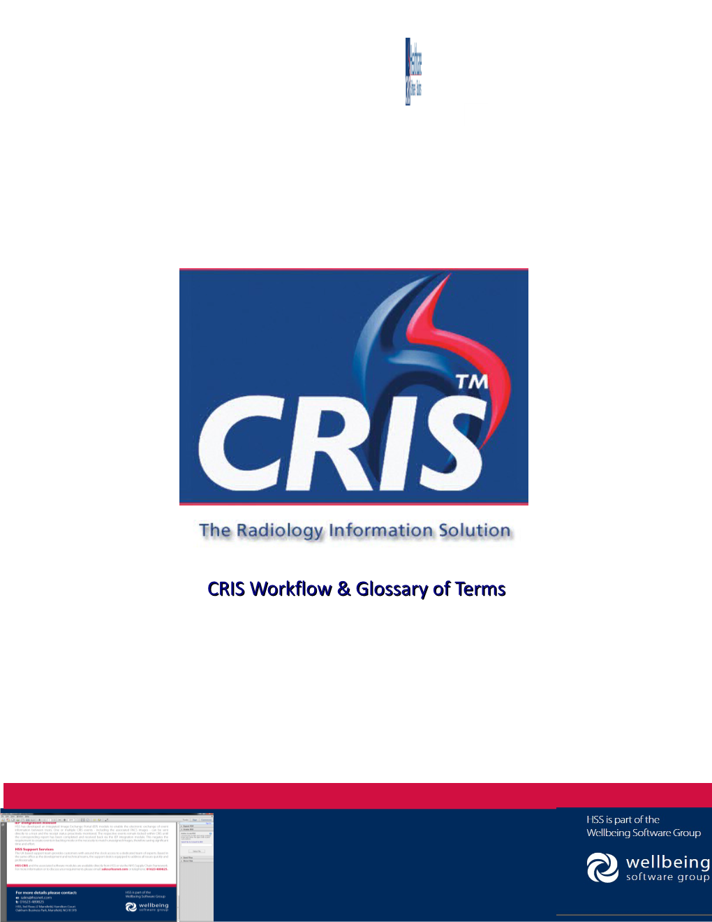 CRIS Workflow & Glossary of Terms