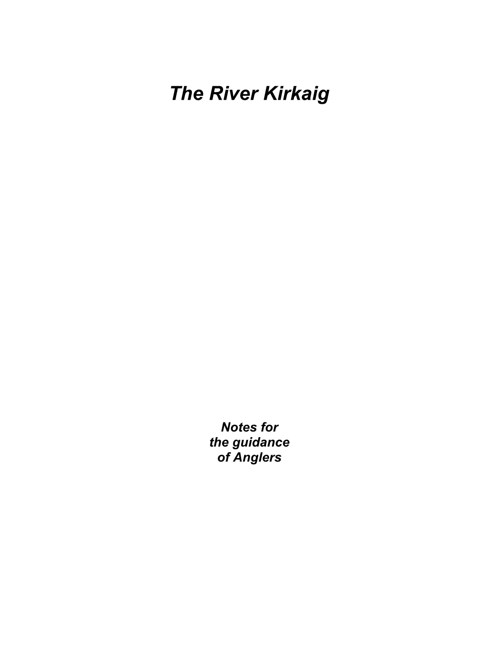 The River Kirkaig