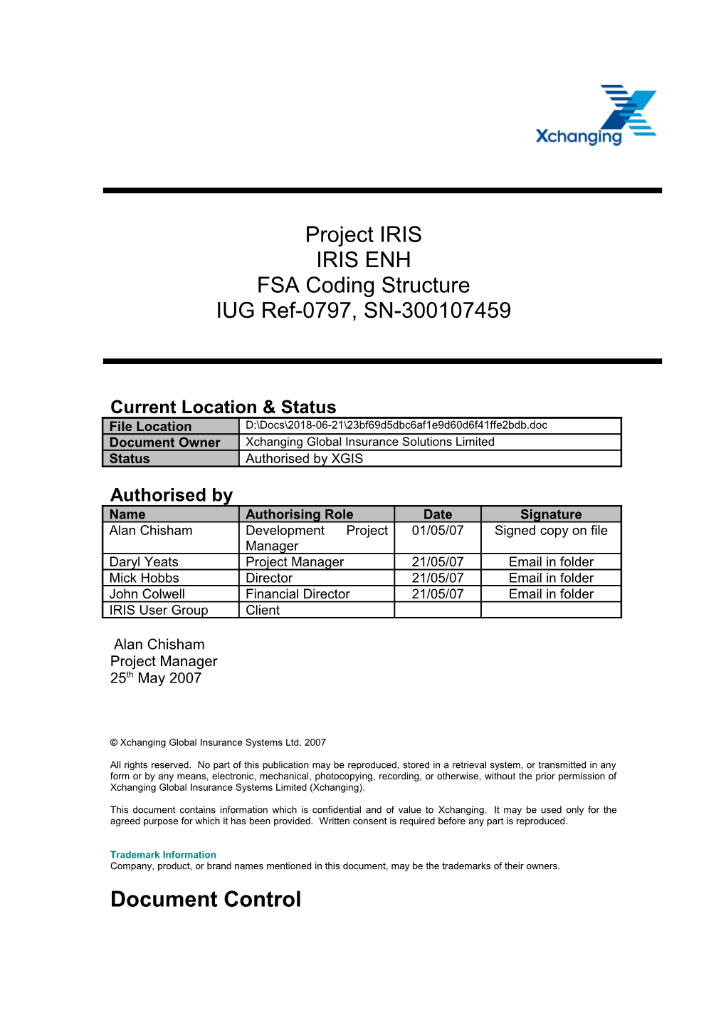 300107459-New FSA Coding Structure (Functional Specification)