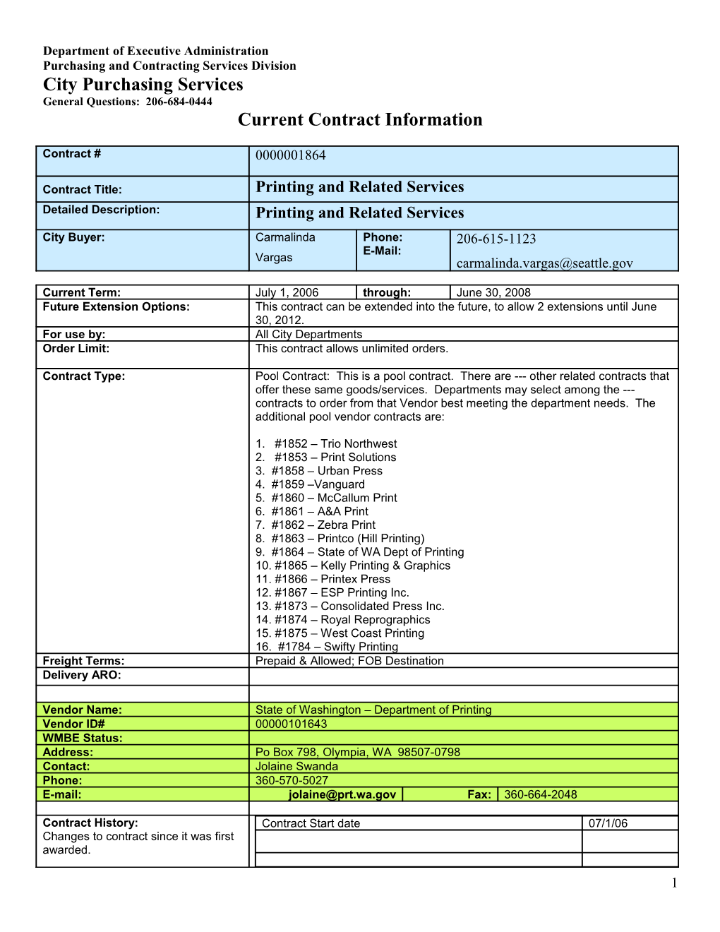 Current Contract Information Form s14