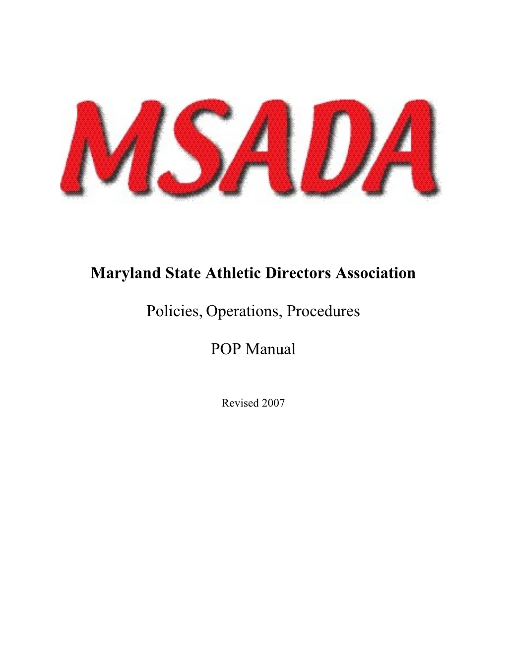 Maryland State Athletic Directors Association