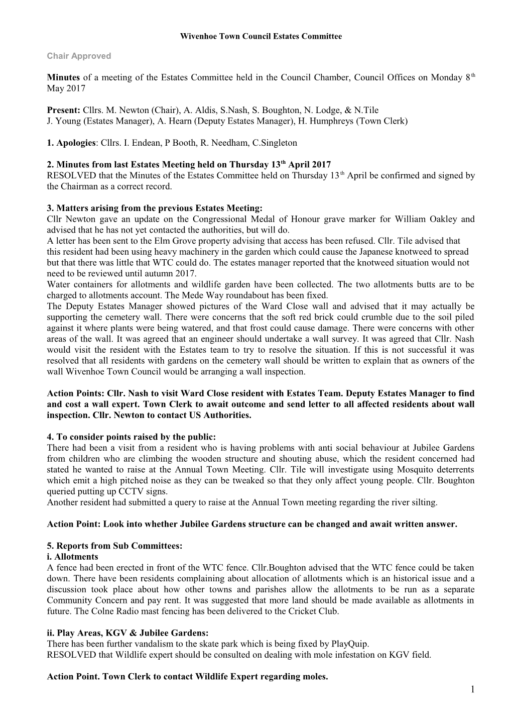 Notes on Gawp Meeting Held on 7Th July 2008