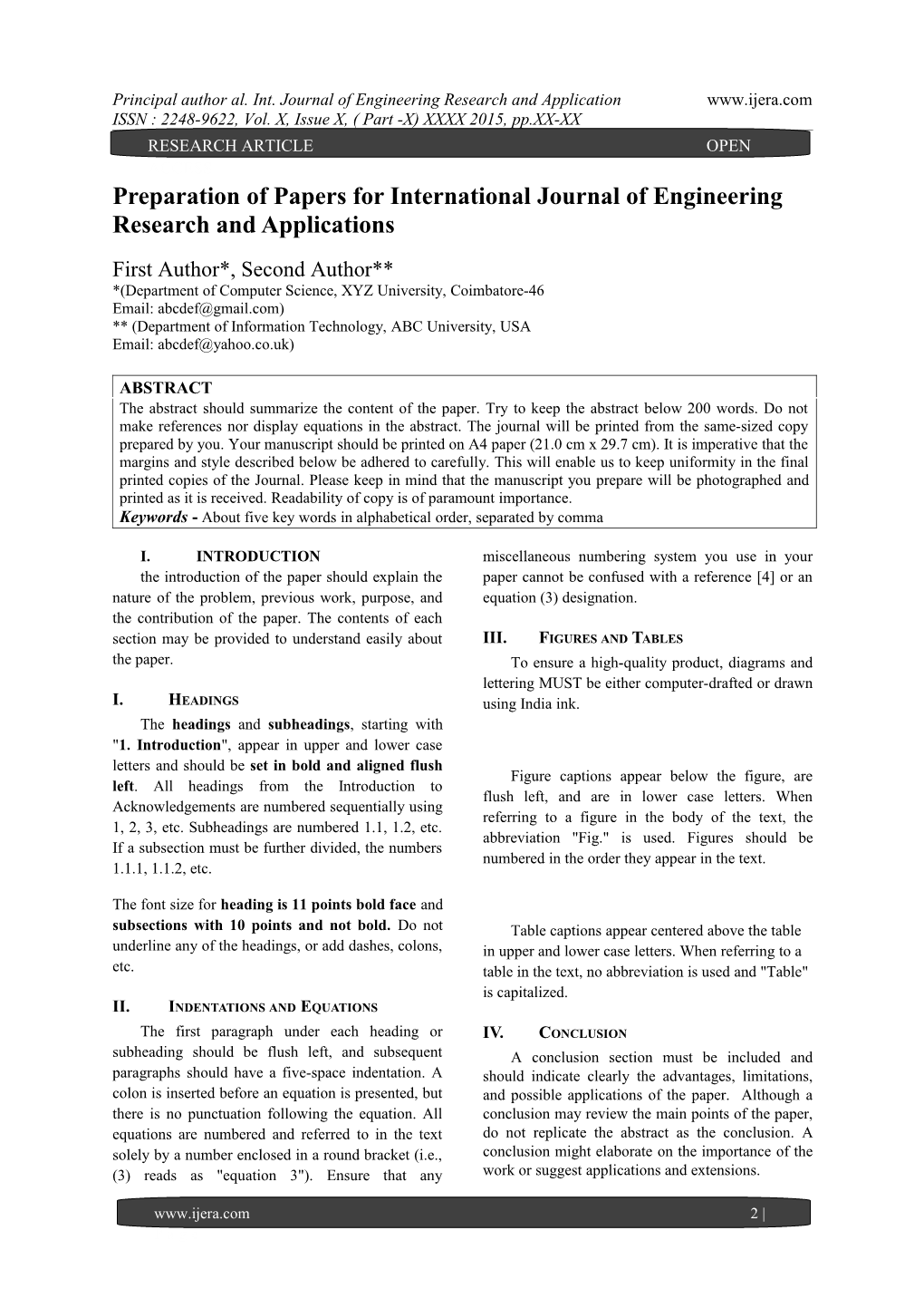 Principal Author Al. Int. Journal of Engineering Research and Application