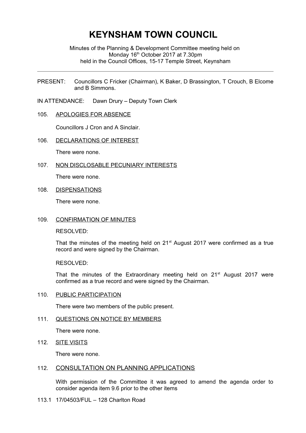 Keynsham Town Council s6