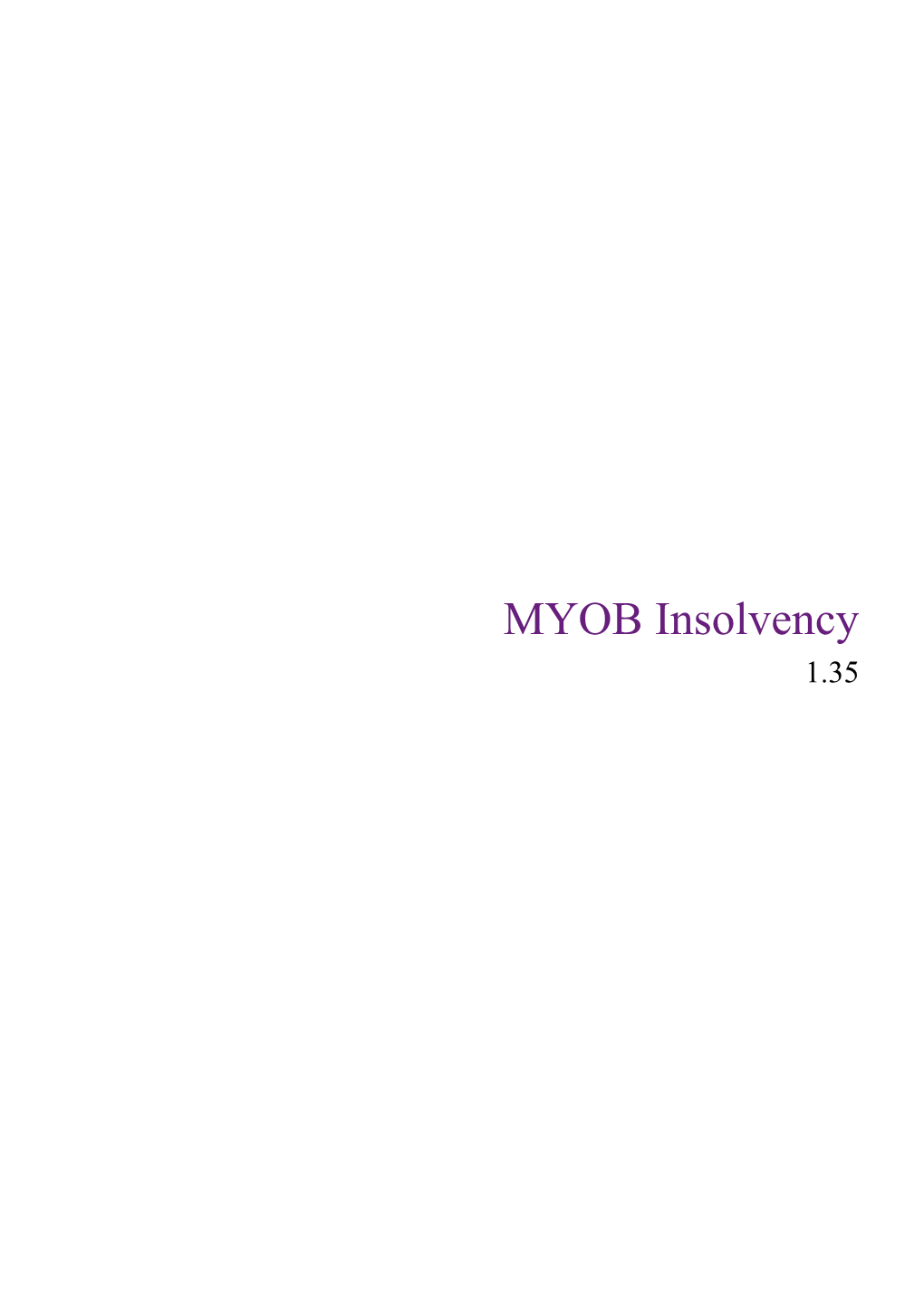 Insolvency 3.1 Beta Release Notes