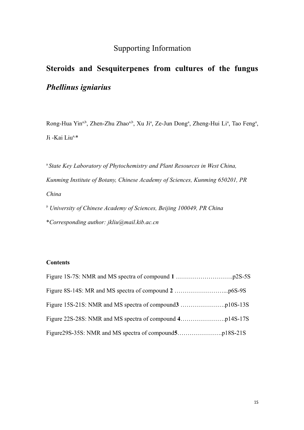 Steroids and Sesquiterpenes from Cultures of the Fungusphellinusigniarius