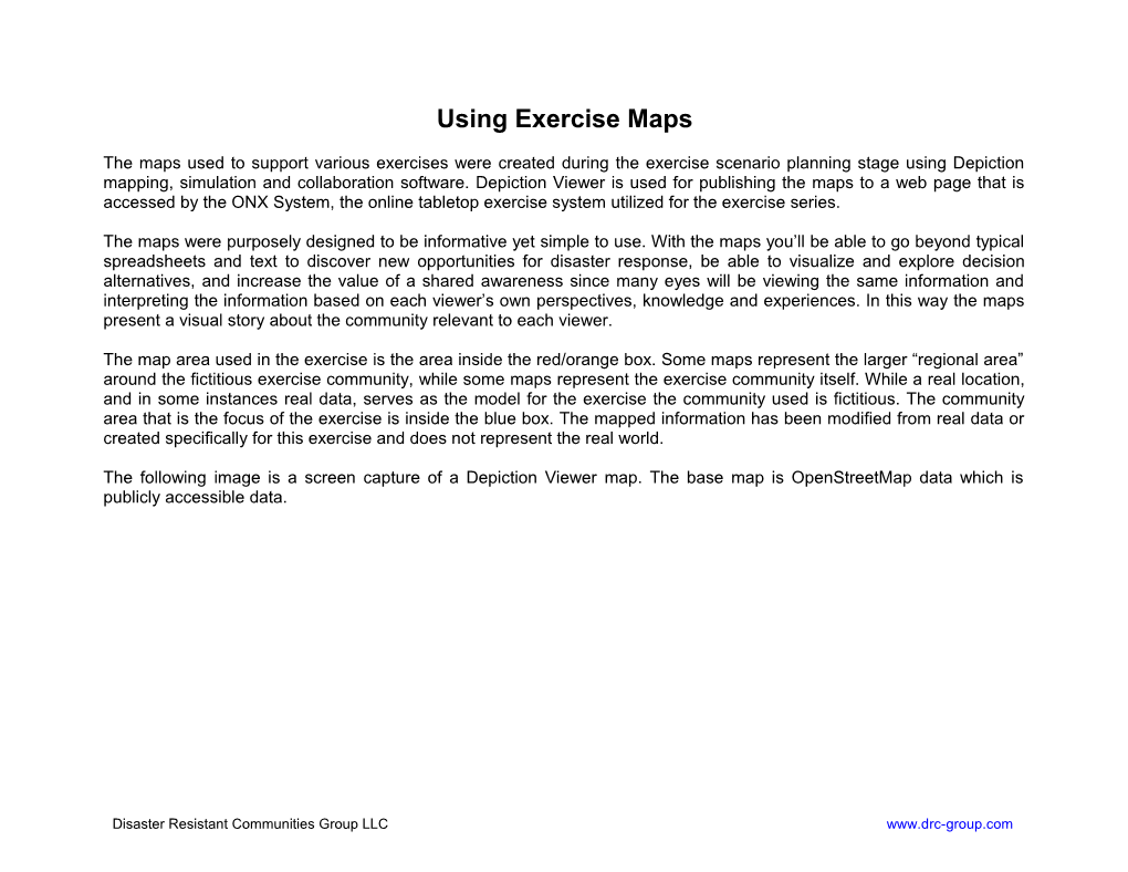 Using Exercise Maps