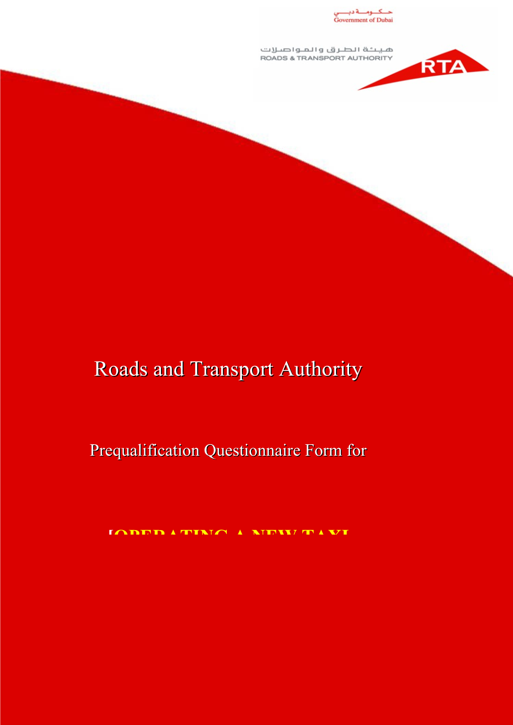 Roads and Transport Authority