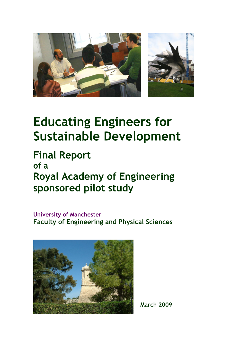 Educating Engineers for Sustainable Development