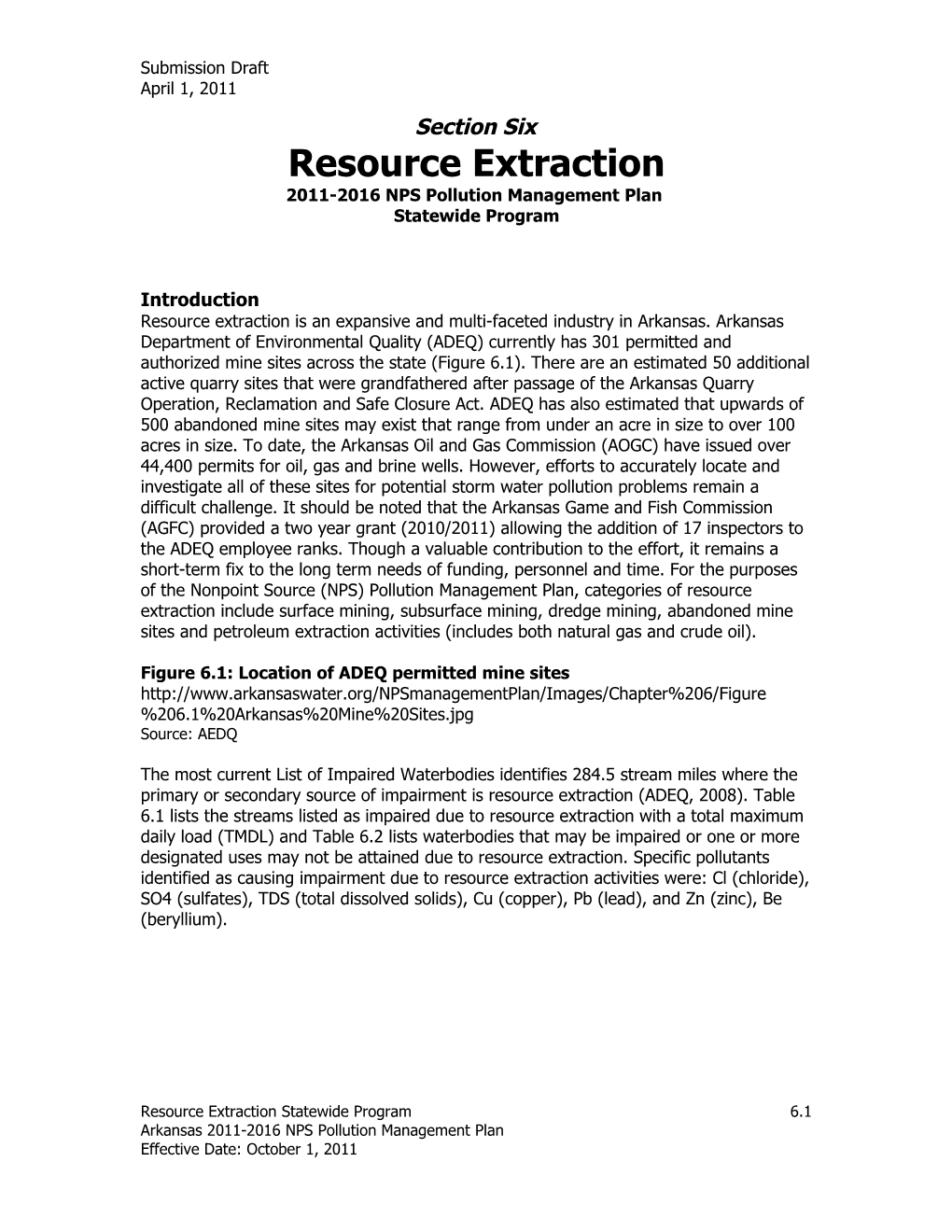 Resource Extraction