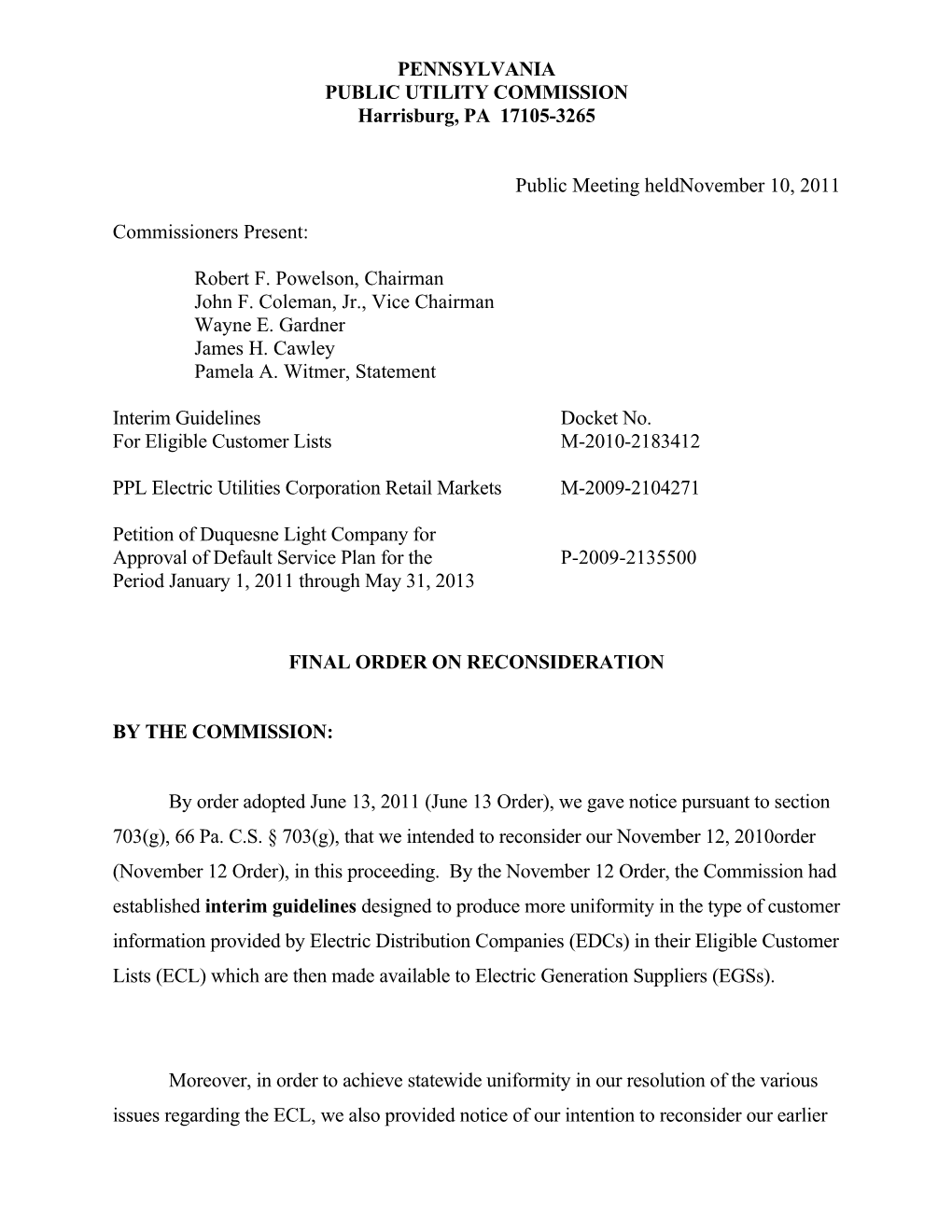 Public Utility Commission s21