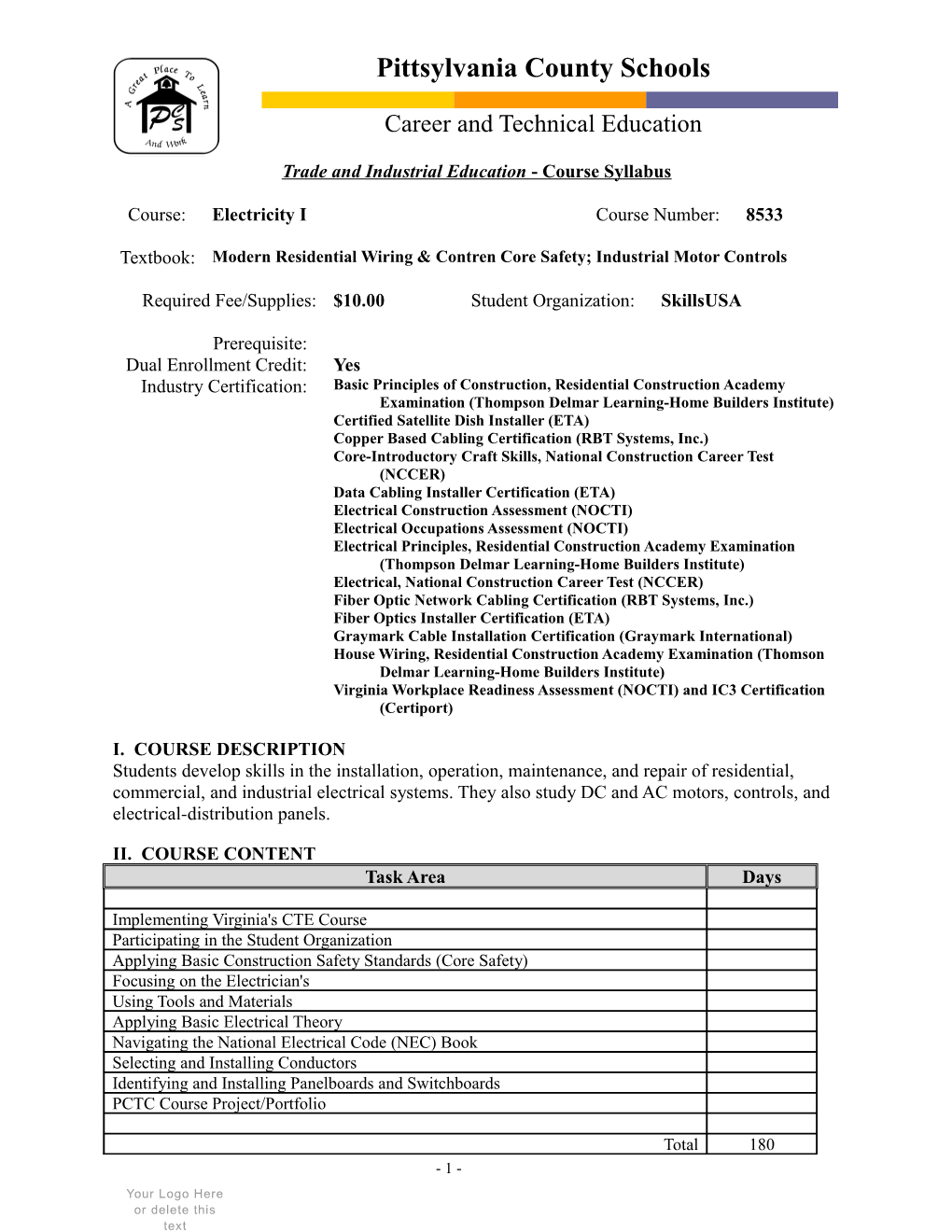 Agricultural Education Course Syllabus s3